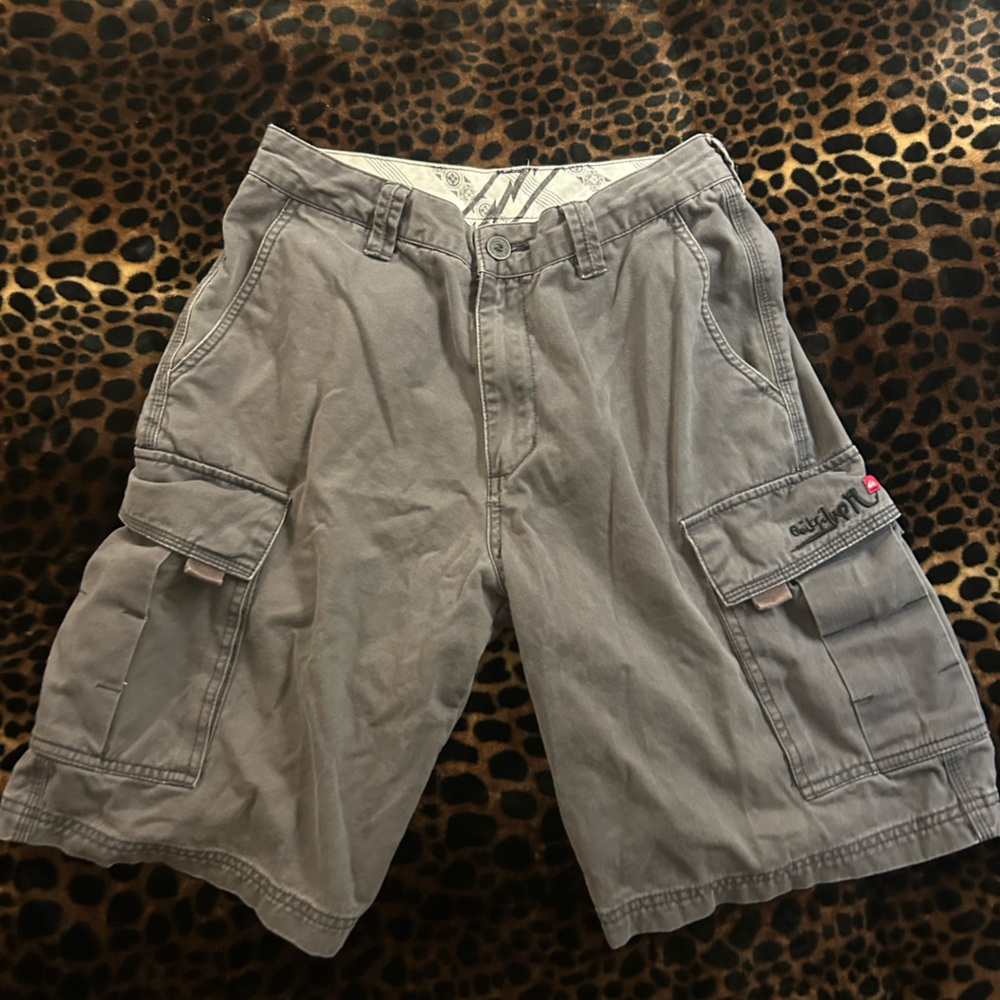 Quiksilver Gray Cargo Shorts